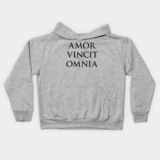 Amor Vincit Omnia Kids Hoodie